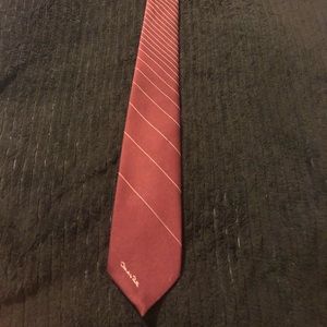 Oscar de la Renta Maroon Tie